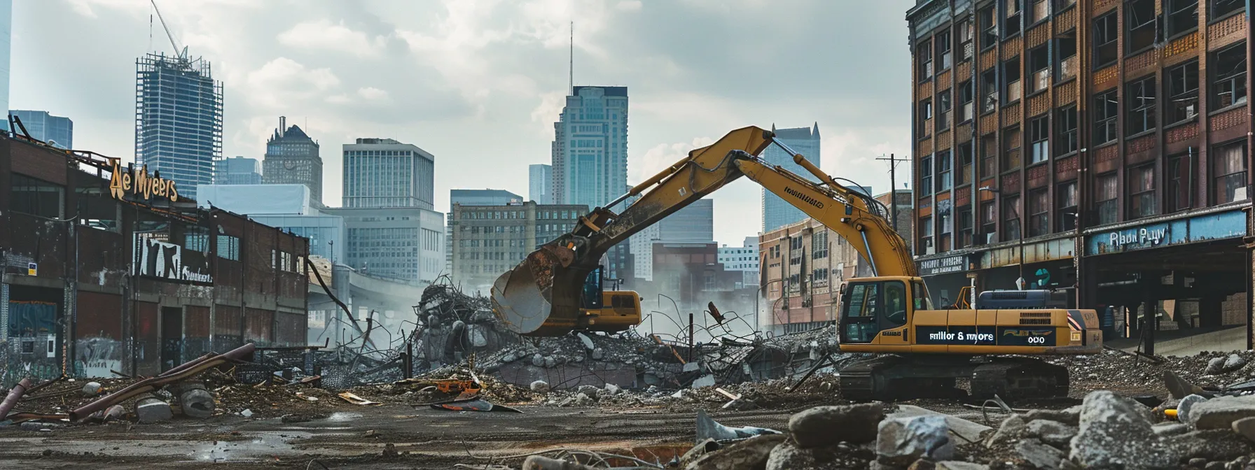 a powerful excavator emblazoned with a powerful excavator emblazoned with