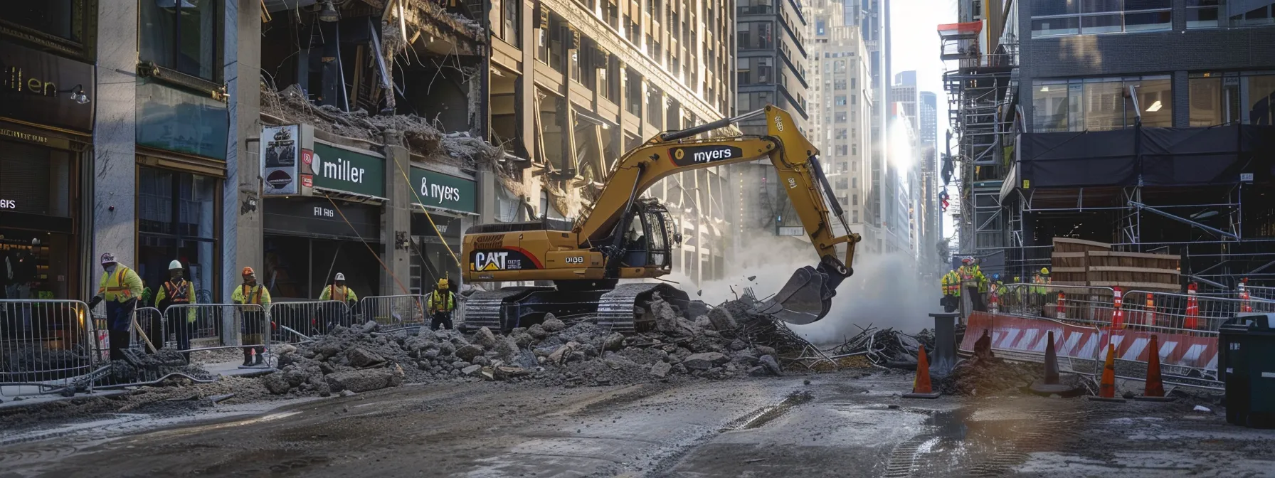 a powerful excavator labeled with a powerful excavator labeled with