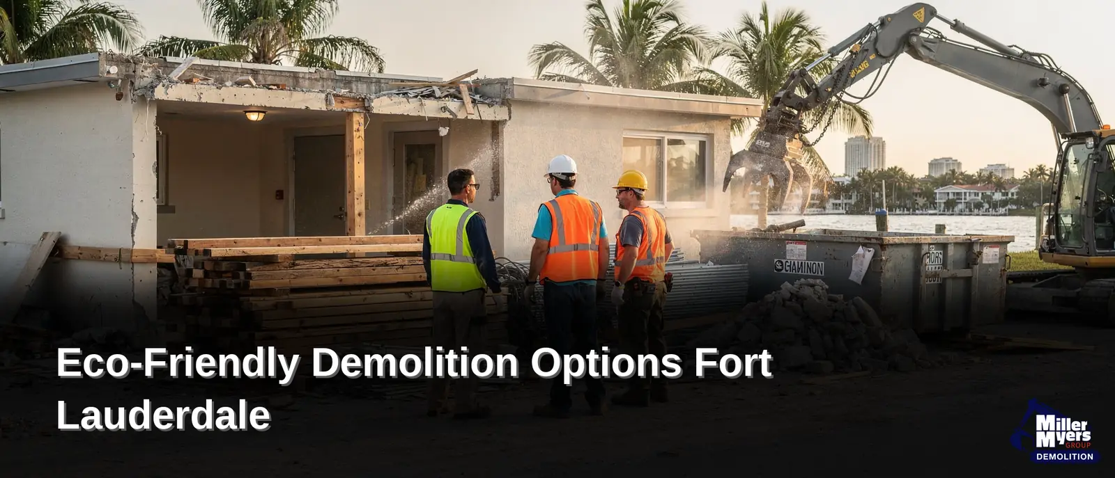 Green demolition focuses on maximizing material reuse and recycling to reduce landfill waste, a practice